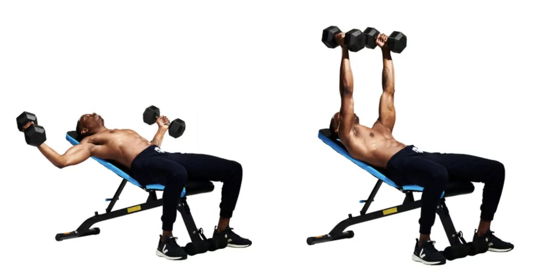 Incline dumbbell fly